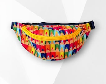 Bauchtasche für Kinder, Bunte Buntstifte, Hüfttasche, Hüfttasche