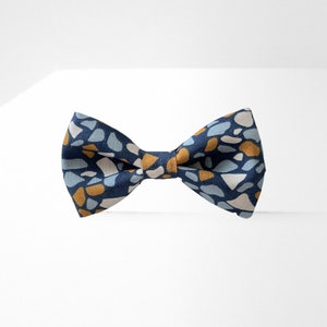 Papillon per bambini Ciottoli, papillon blu navy, idea regalo per ragazzi, papillon per bambino, fiocco per bambino, idea outfit per bambini, papillon Stones