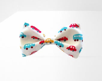 Cars Kinderfliege aus Baumwolle, Bunt für Kinder, fertig gebunden