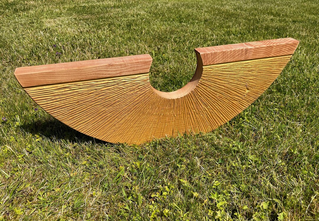 Eiche Holz Skulptur Statera IX Holzskulptur Dekoration Holzkunst Holz