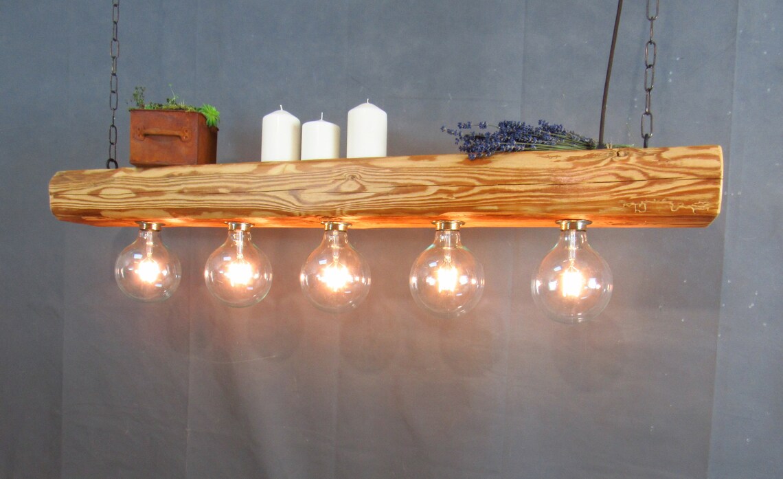 hängelampe altholz