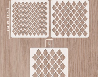 Classic Quatrefoil Pattern Stencil