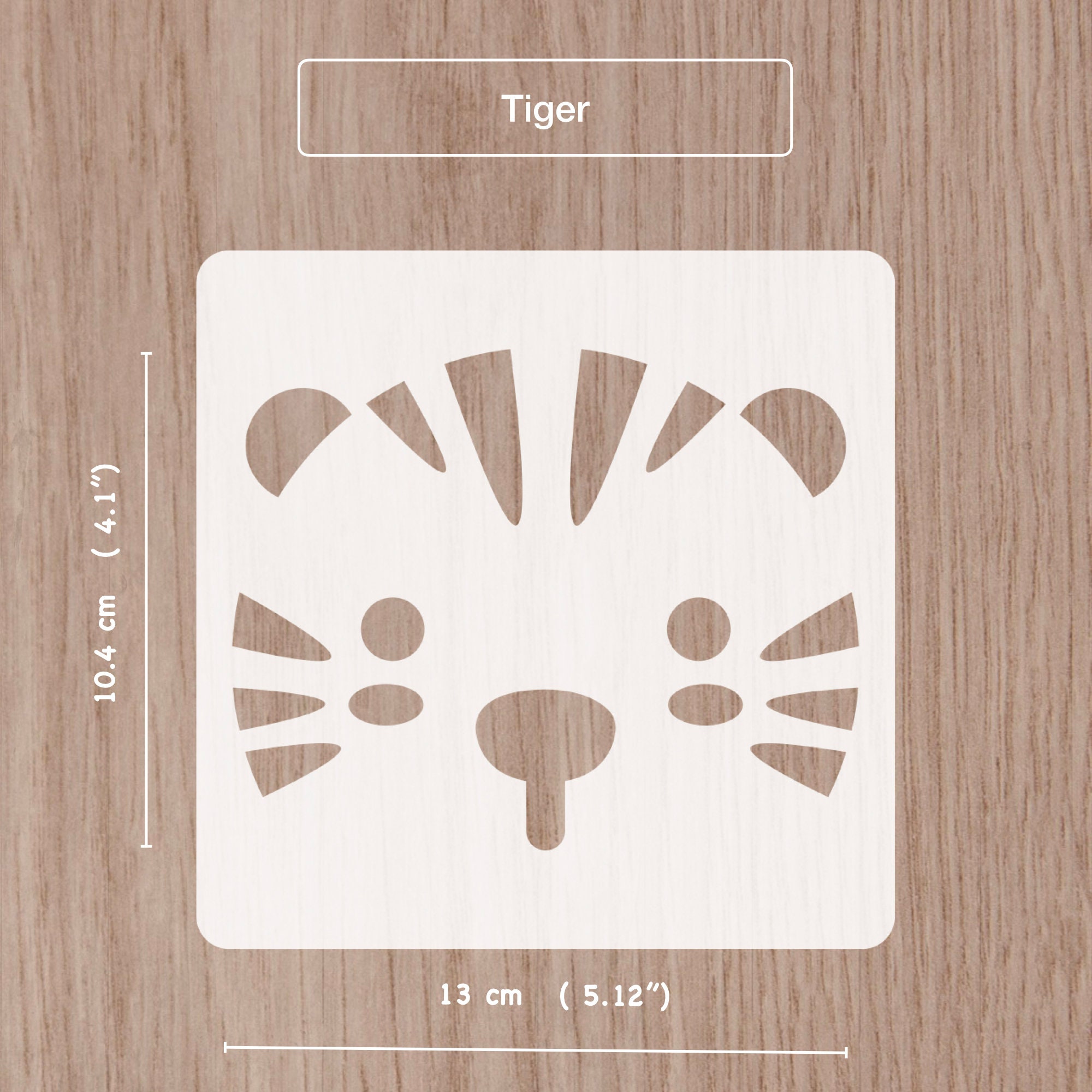 Nursery Animal Stencil Painting Wall Art Nursery Wall Mylar Etsy Canada