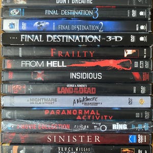 Horror DVD Movies 80’s 90’s 2000’s Cult Horror EXCELLENT!
