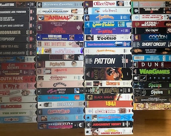 Vintage VHS VCR Video Tapes - 1980’s, 1990’s, & 2000s!