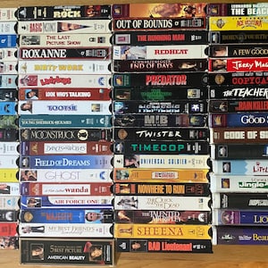 Vintage VHS VCR Video Tapes - 1980’s, 1990’s, & 2000s!