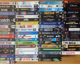 Vintage VHS VCR Video Tapes Cult Horror Sci Fi Action Comedy 80’s 90’s 00’s Movies TESTED!