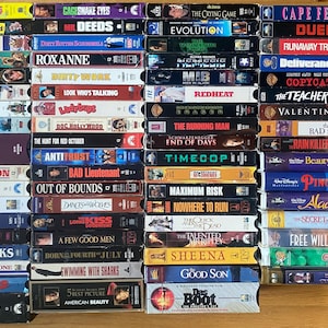 Vintage VHS VCR Video Tapes - 1980’s, 1990’s, & 2000s!