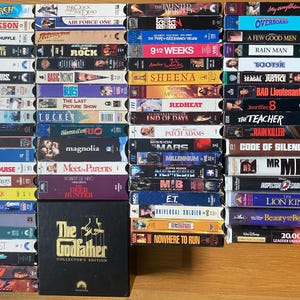 Vintage VHS VCR Video Tapes - 1980’s, 1990’s, & 2000s!