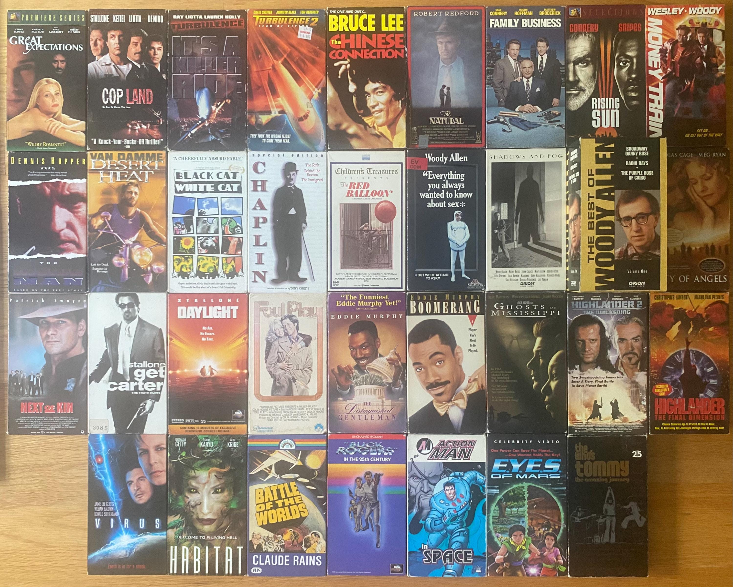 Vintage VHS VCR Video Tapes - 1980s, 1990s, & 2000s! - Etsy