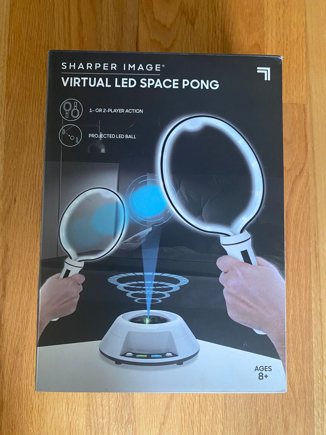 Virtual LED Space Pong 12 Player Sharper Image Game Etsy
