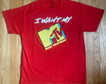 MTV T-shirt Vintage USA - Etsy