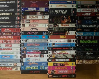 Vintage VHS VCR Video Tapes - 1980’s, 1990’s, & 2000s!