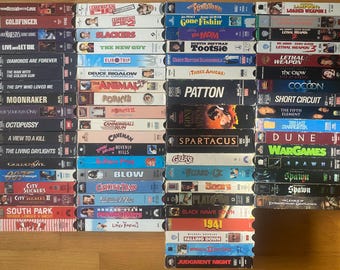 Vintage VHS VCR Video Tapes - 1980’s, 1990’s, & 2000s!