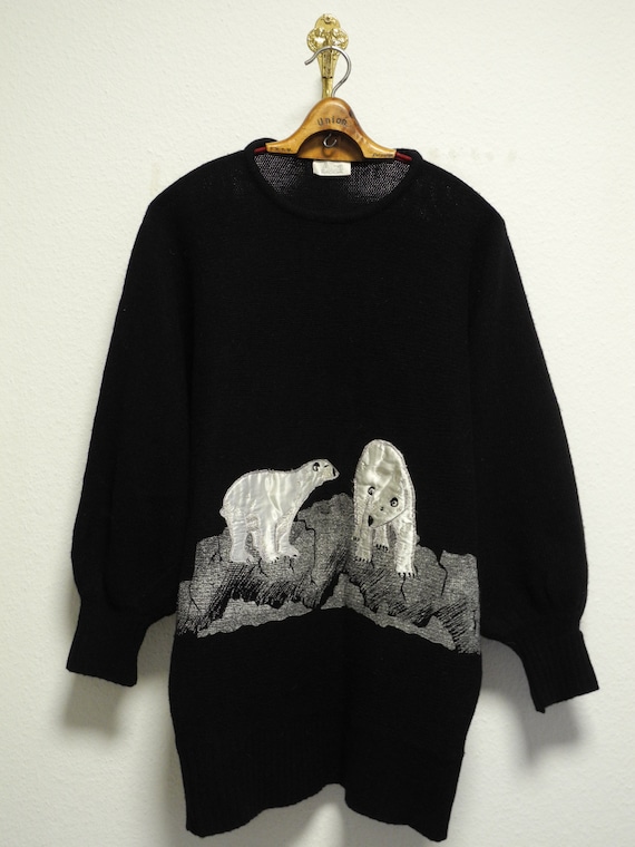 Alba Moda S/M/L Vintage Knitted Wool Mix Pullover