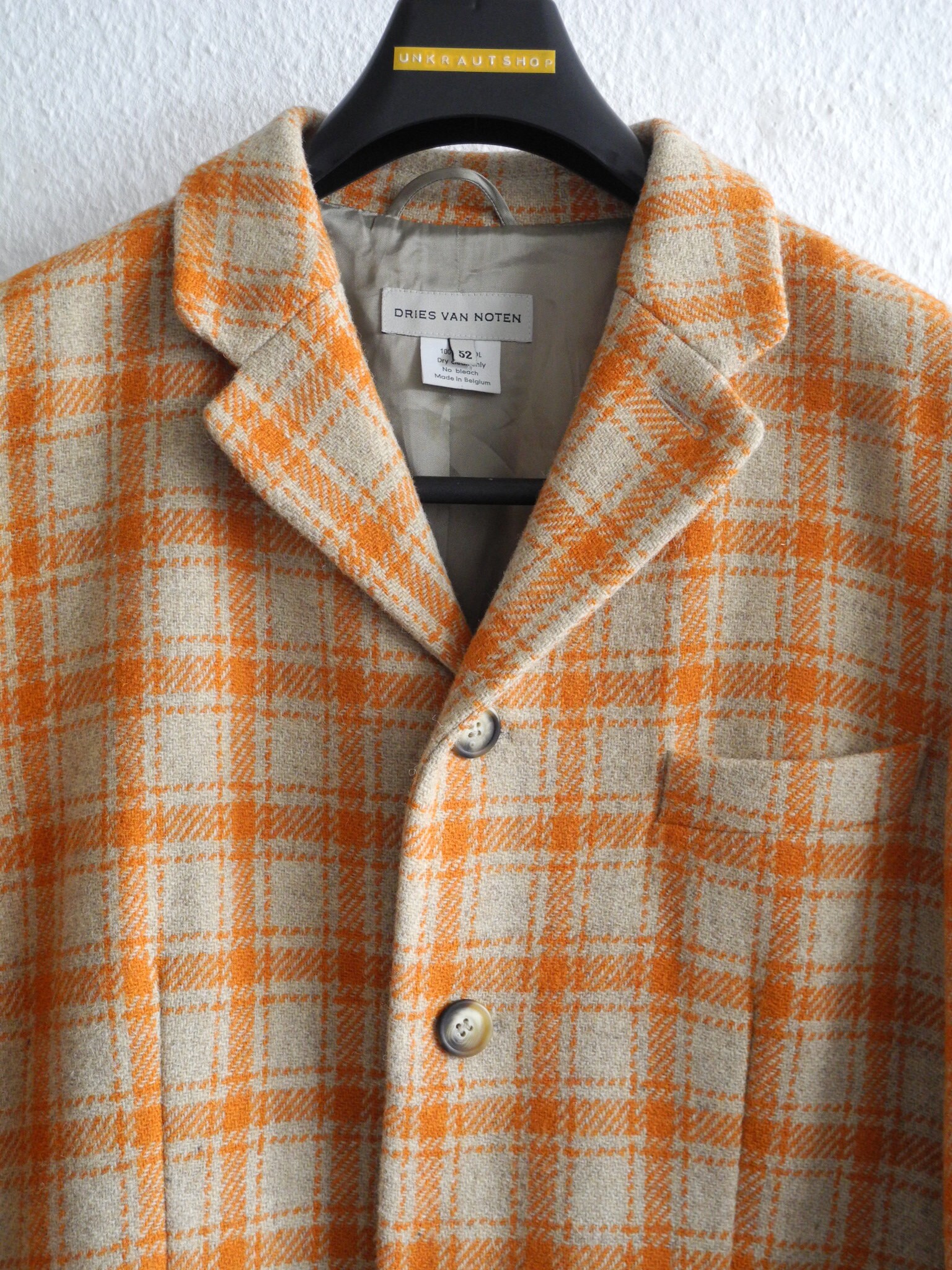 新品未使用 DRIES VAN NOTEN CHECK JACKET sandiegokidsdentist.com