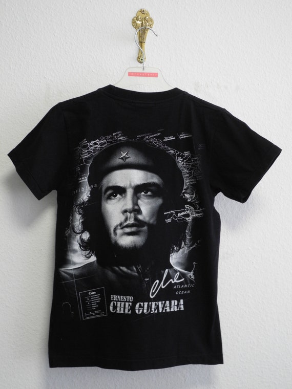 Ernesto Che Guevara Vintage T-shirt the Roxx S Print Black 