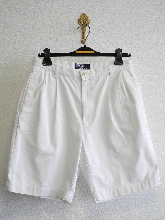 Polo Ralph Lauren Vintage Willis Chino Shorts 32/Meter Wit | Etsy België