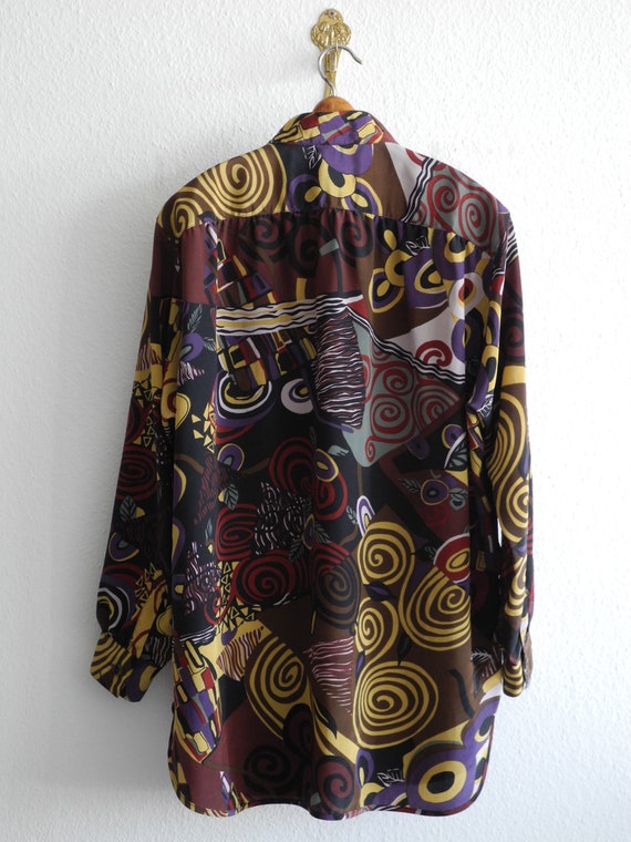 Felicia German Vintage Roundneck Shirt XL/XXL Flo… - image 2