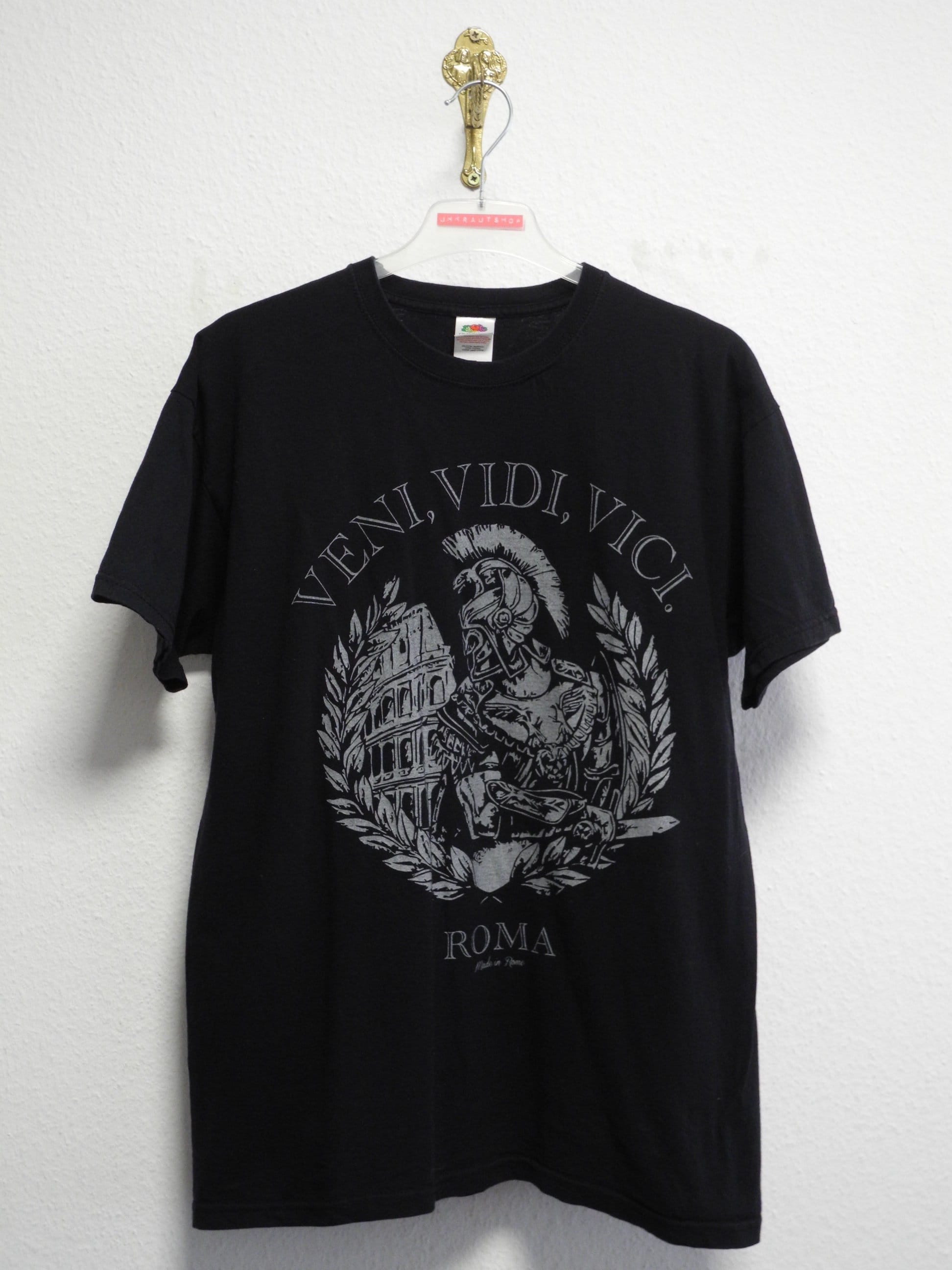 STRONG WORK SHORT SLEEVE T-SHIRT IN ORGANIC COTTON VENI VIDI VICI FO