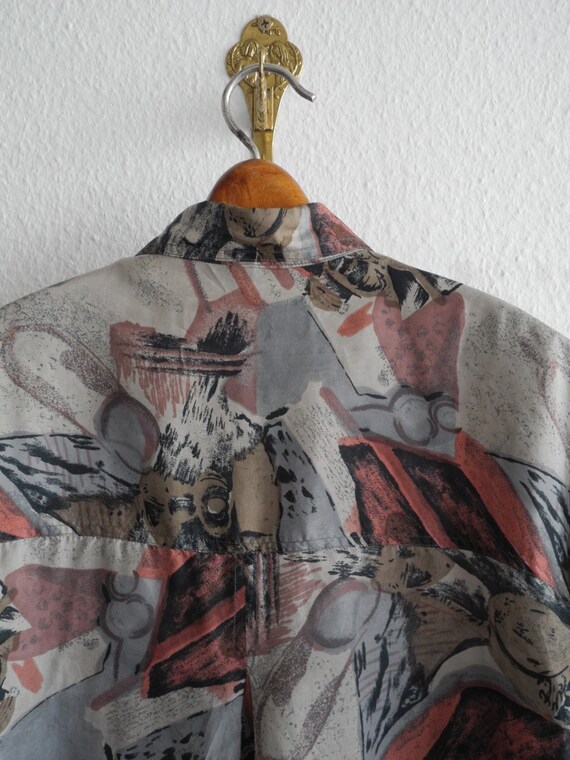 Nouvelle chemise de soie rapide M/L gris rose 90 Camo s surdimensionné Camo 90 psychédélique Hawaii Miami Vice surf planche à roulettes 88836c Nouvelle chemise de soie rapide M/L gris rose 90 Camo s surdimensionné Camo 90 psychédélique Hawaii Miami Vice surf planche à roulettes 88836c