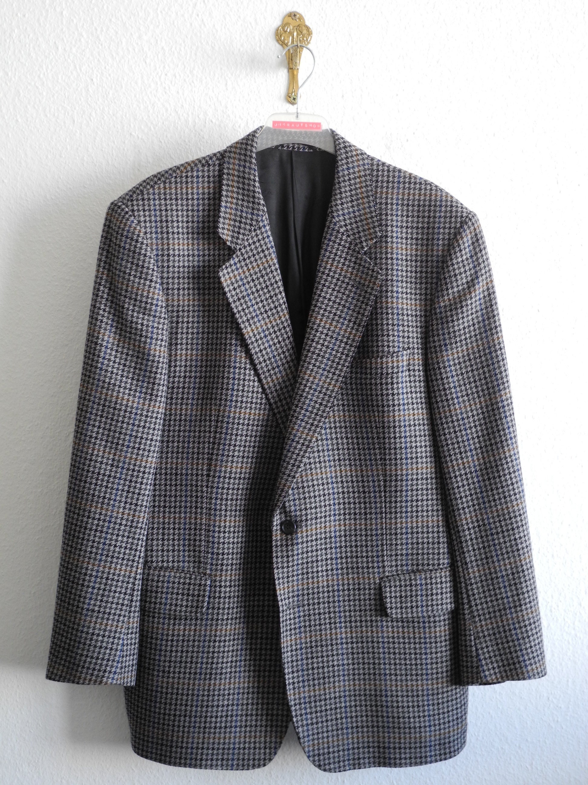 Burberry Prorsum Vintage Tweed Jacket M/L Blue - Etsy Hong Kong