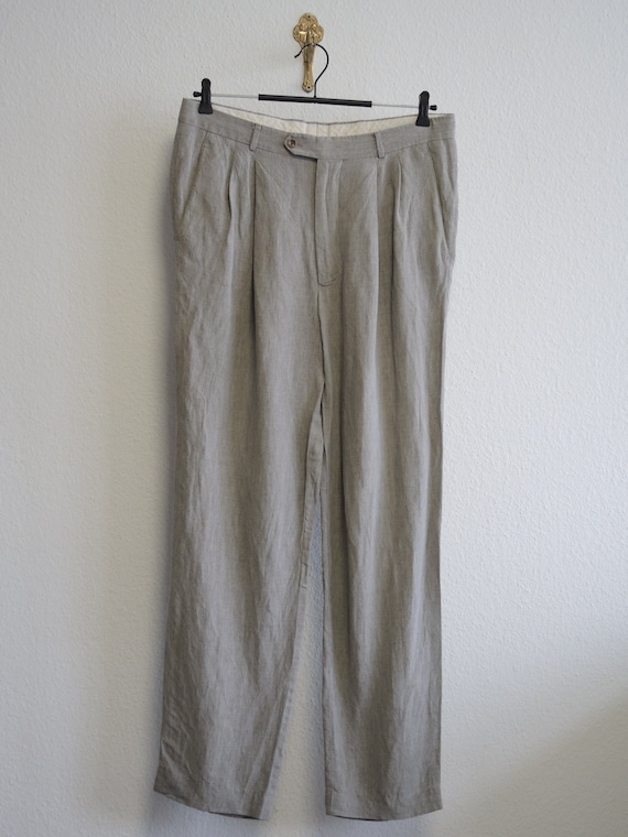 Hugo boss 2024 linen pants