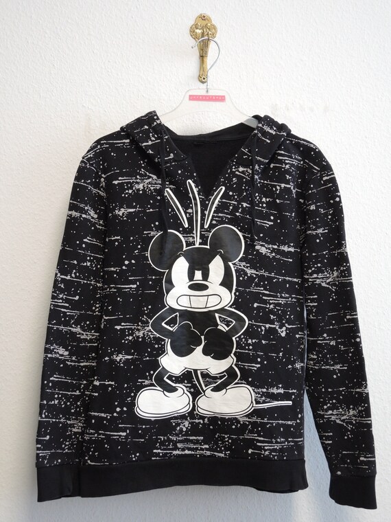 Disney Hoodie S/meter Cotton Black 