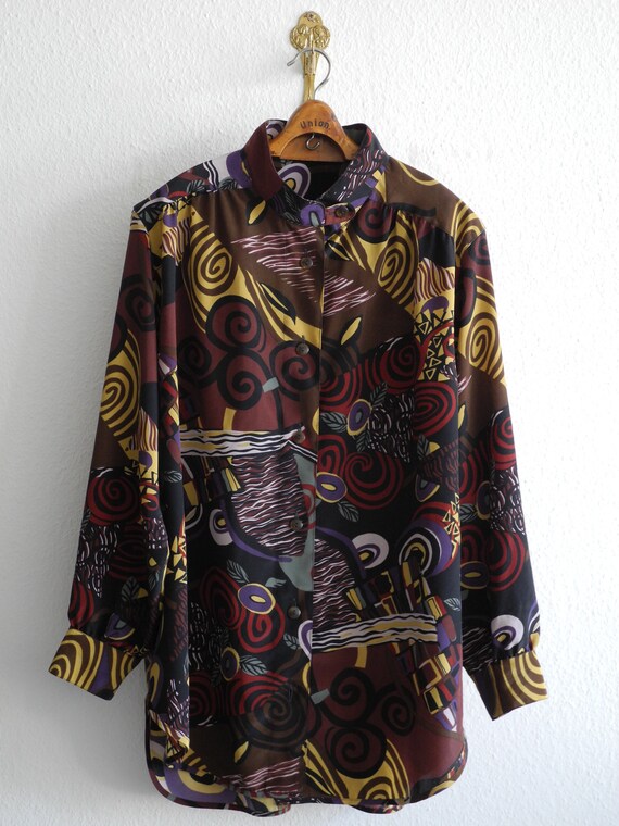 Felicia German Vintage Roundneck Shirt XL/XXL Flo… - image 7