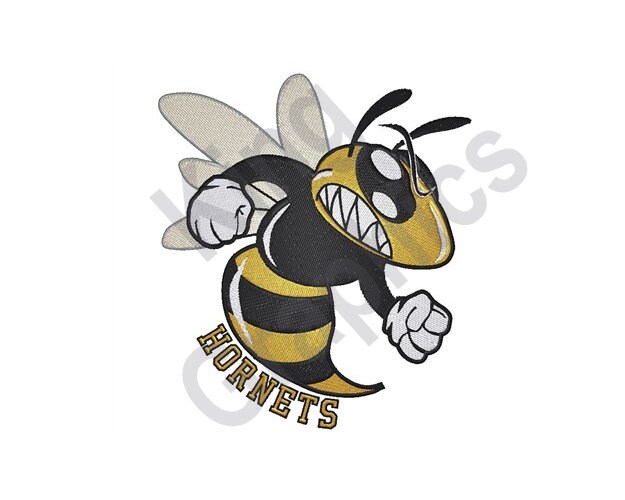 Hornets Mascot Machine Embroidery Design | Etsy