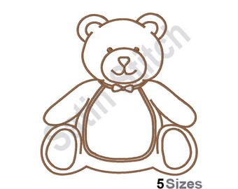 Teddy bear embroidery | Etsy