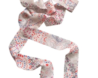 CAMELLIA SKINNY TIE