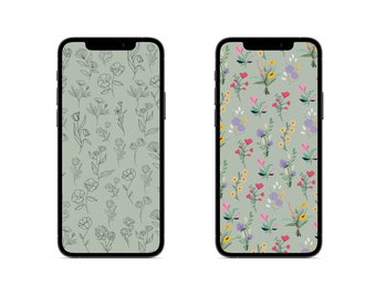 Fondo de pantalla del teléfono de flores / Fondo / Pantalla de - Etsy España Fondo de pantalla del teléfono de flores / Fondo / Pantalla de - Etsy España
