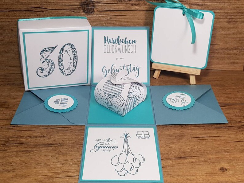 Money Gift 30th Birthday Explosion Box Gift Box Pop Up Box Etsy