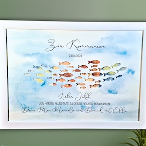 Personalized money gift for first communion | Communion gift keepsake | Holy Communion gifts from godparents or parents