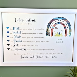 Communion gift for boys | personalized money gift in a picture frame | Communion souvenir | First communion gift idea son