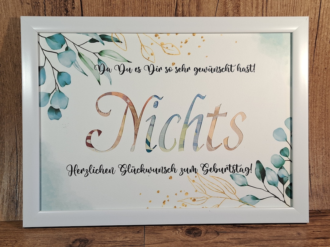 Er Hat Mir Nichts Zum Geburtstag Geschenkt www.etsy.com