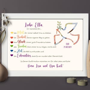 Konfirmation Geschenk für Mädchen & Jungen | personalisiertes Konfirmationsgeschenk | Geldgeschenk zur Konfirmation mit Namen des Konfirmand