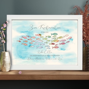 Konfirmation Geschenk für Jungen und Mädchen | Konfirmationsgeschenk mit Name | personalisiertes Geldgeschenk Konfirmation | Patengeschenk