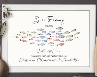 Personalized money gift for Confirmation | Confirmation gift for boys & girls | Money in a picture frame