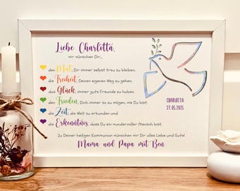 Personalized First Communion gift for girls & boys - Money gift for First Communion - First Communion keepsake - Gift idea for godparents