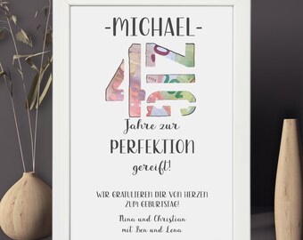 Humorvolles Geldgeschenk zum 40. Geburtstag personalisiert | Geburtstagsgeschenk mit Ironie für Männer und Frauen