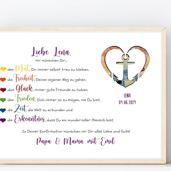 personalized money gift confirmation | Confirmation gift digital | DIY money confirmation card | PDF download for printing