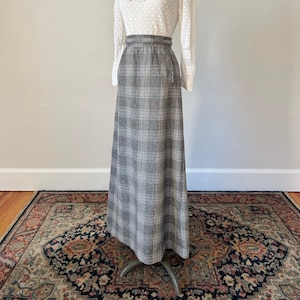 Pendleton plaid maxi skirt
