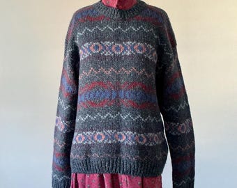 Laura Ashley Wool Fair Isle Sweater