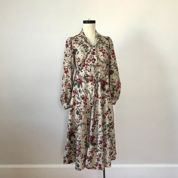 Young Edwardian floral print prairie dress - image 5