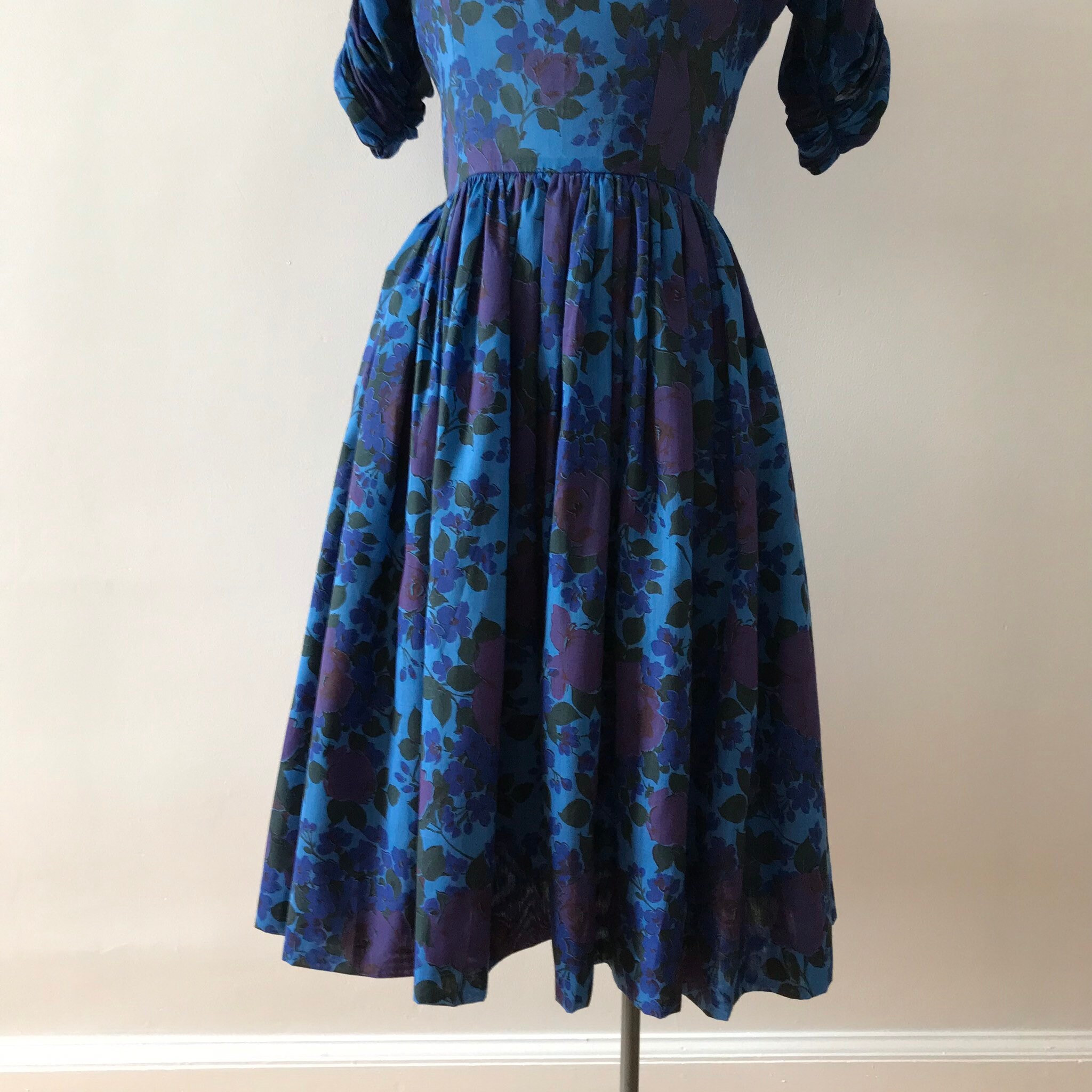 slim fit dress slacks Pre-Sale] Rose Pink 1950s Floral V-Neck Dress