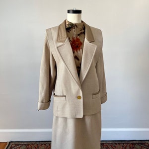 Louis Feraud Wool Herringbone Jacket