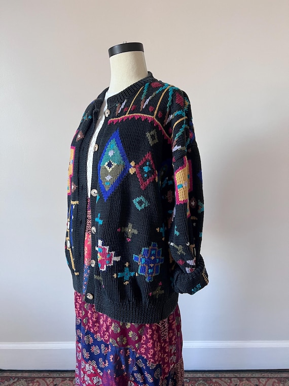 Peruvian hand knit sweater - image 4