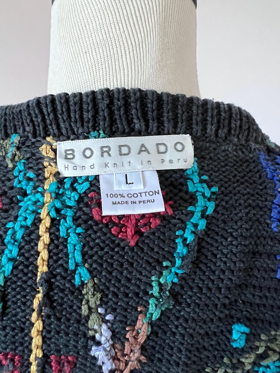 Peruvian hand knit sweater - image 8